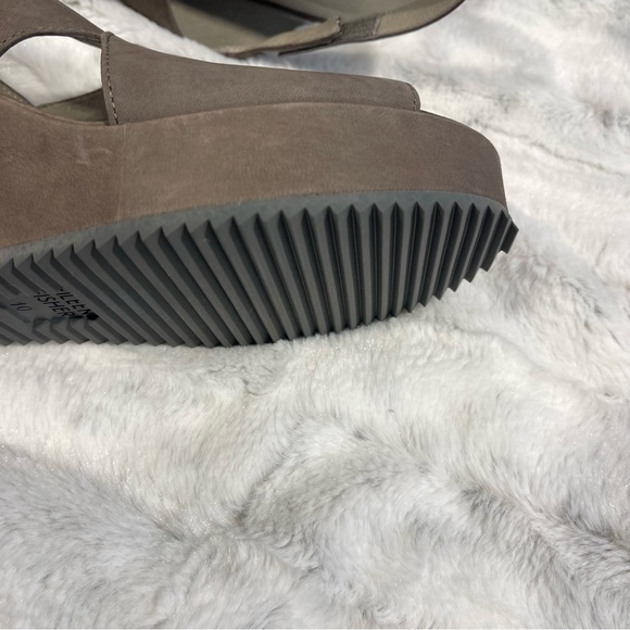 Eileen Fisher Dark gray Wedge Sandals women’s size 10 - Picture 8 of 10